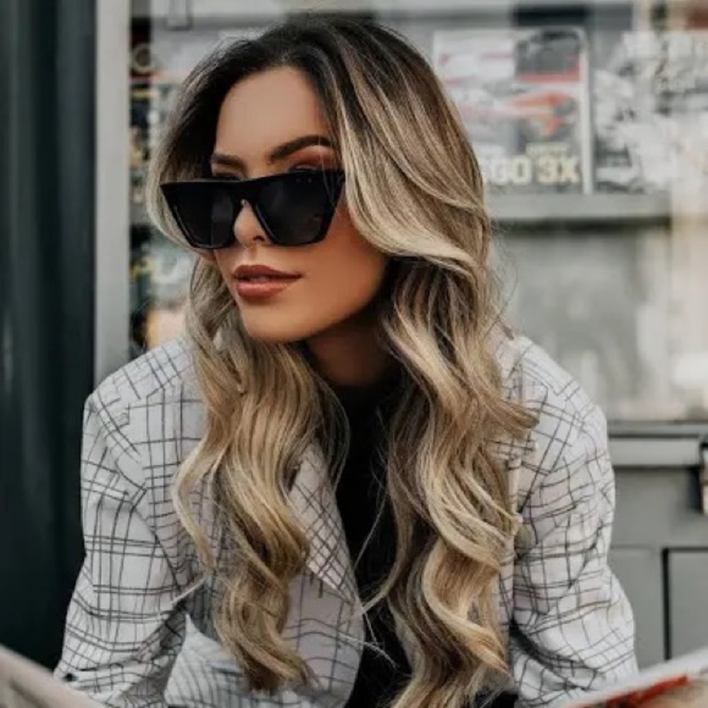 Black Cat Eye Sunglasses
